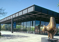 The New National Gallery in Berlin: Ludwig Mies van der Rohe´s only post war building in Germany