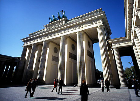 world famous Brandenburg Gate